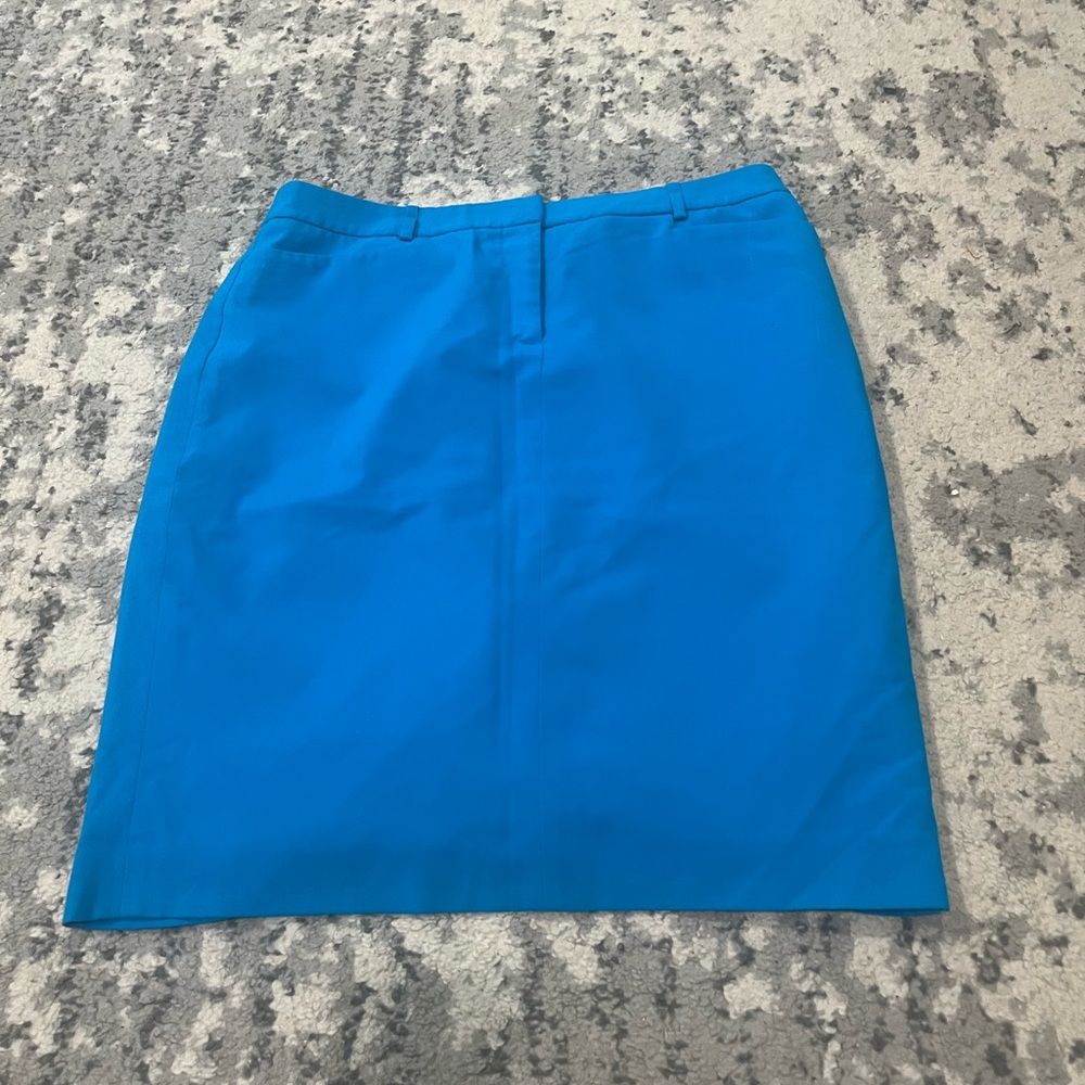 Calvin Klein Blue Pencil Skirt Knee-Length Casual